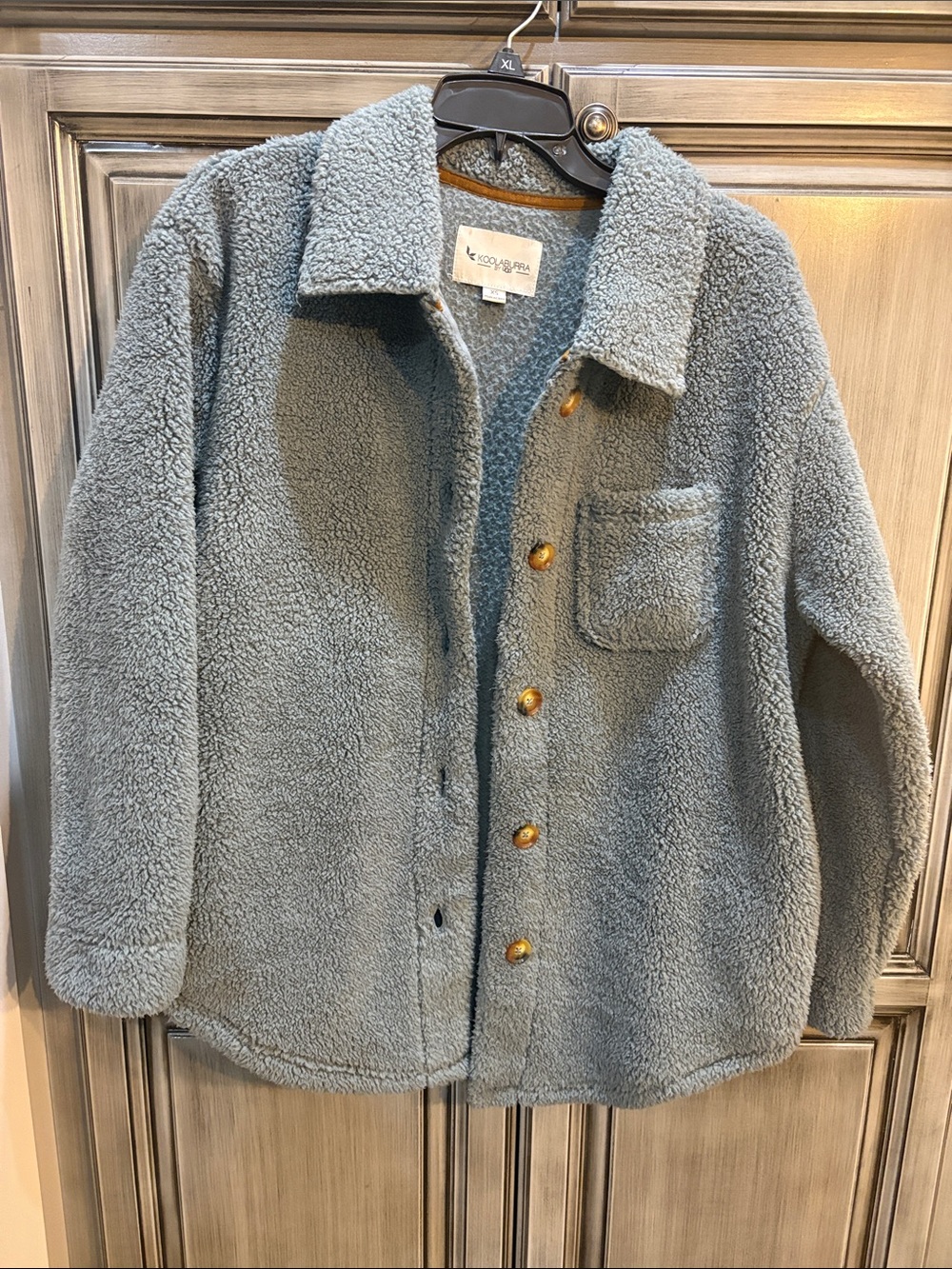 Koolaburra by Ugg Blue-Gray Sherpa Jacket